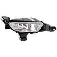 Front, Passenger Side Halogen Fog Light, With bulb(s)
