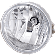 2006-2010 Ford F-150 - Front, Passenger Side Fog Light, With bulb(s), Halogen, With Clear Trim