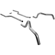 1050-FM Header-Back Exhaust System, Made of Aluminized Steel, Crossmember Back Series