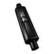 12512304 Super HP-2 Muffler, 2.50" In/Out, 4"H x 5"W x 12"L Body, 304S