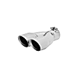 15307 Universal, Exhaust Tip - Polished Stainless Steel Dual  Sold individually