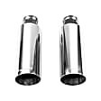 15356 Exhaust Tip - Polished, 304 stainless steel, Direct Fit, Set of 2