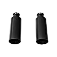 15356B Exhaust Tip - Black, 304 stainless steel, Direct Fit, Set of 2