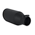 15404B Universal, Exhaust Tip - Black Ceramic Stainless Steel Single  Sold individually