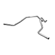 15811 Prebent Series Tail Pipe - Natural, Aluminized Steel, Direct Fit, Set of 2