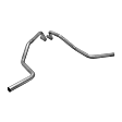 15811 Prebent Series Tail Pipe - Natural, Aluminized Steel, Direct Fit, Set of 2