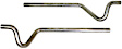 15816 Prebent Series Tail Pipe - Natural, Aluminized Steel, Direct Fit, Set of 2