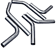 15937 Universal, Tail Pipe - Natural Aluminized Steel  Kit