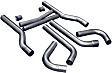15937 Universal, Tail Pipe - Natural Aluminized Steel  Kit