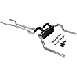 17104 Header-Back Exhaust System, Made of Aluminized Steel, American Thunder Series