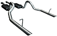 17112 Cat-Back Exhaust System, Made of Aluminized Steel, American Thunder Series