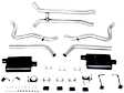 17129 Header-Back Exhaust System, Made of Aluminized Steel, American Thunder Series