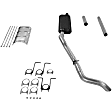 17198 Cat-Back Exhaust System, 7.5L, 8Cyl, Made of Aluminized Steel, Force II Series