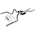 17200 Header-Back Exhaust System, Made of Aluminized Steel, American Thunder Series