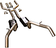 17201 Header-Back Exhaust System, Made of Aluminized Steel, American Thunder Series
