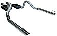 17215 Cat-Back Exhaust System, 4.6L, 8Cyl, Made of Aluminized Steel, American Thunder Series