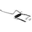 17234 Cat-Back Exhaust System, Made of Aluminized Steel, American Thunder Series