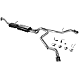 17342 Cat-Back Exhaust System, 5.3L, 8Cyl, Made of Aluminized Steel, Super Turbo Series