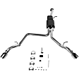 17342 Cat-Back Exhaust System, 5.3L, 8Cyl, Made of Aluminized Steel, Super Turbo Series