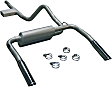 17358 Cat-Back Exhaust System, 3.8L, 6Cyl, Made of Aluminized Steel, American Thunder Series