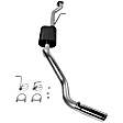 17361 Cat-Back Exhaust System, Made of Aluminized Steel, Force II Series