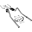 17382 Cat-Back Exhaust System, Made of Aluminized Steel, Super Turbo Series