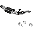 17392 Cat-Back Exhaust System, Made of Aluminized Steel, American Thunder Series