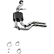 17392 Cat-Back Exhaust System, Made of Aluminized Steel, American Thunder Series