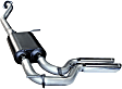 17395 Cat-Back Exhaust System, Made of Aluminized Steel, American Thunder Series