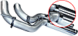 17395 Cat-Back Exhaust System, Made of Aluminized Steel, American Thunder Series