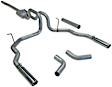 17417 Cat-Back Exhaust System, Made of Aluminized Steel, American Thunder Series