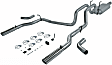 17424 Cat-Back Exhaust System, 4.7L, 8Cyl, Made of Aluminized Steel, American Thunder Series