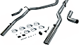 17424 Cat-Back Exhaust System, 4.7L, 8Cyl, Made of Aluminized Steel, American Thunder Series