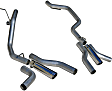 17425 Cat-Back Exhaust System, 4.7L, 8Cyl, Made of Aluminized Steel, American Thunder Series