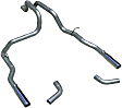 17428 Cat-Back Exhaust System, Made of Aluminized Steel, American Thunder Series