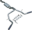 17430 Cat-Back Exhaust System, Made of Aluminized Steel, American Thunder Series