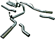17438 Cat-Back Exhaust System, 5.7L, 8Cyl, Made of Aluminized Steel, American Thunder Series
