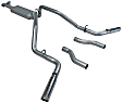 17468 Cat-Back Exhaust System, 5.7L, 8Cyl, Made of Aluminized Steel, American Thunder Series