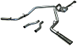 17473 Cat-Back Exhaust System, Made of Aluminized Steel, American Thunder Series