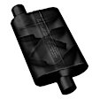425403 Universal, Muffler Black 40 Series Original Series