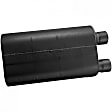 52580 80 Series Crossflow Specialty Muffler, 2.50 IN (O) / OUT (O) Same End of Muffler