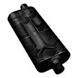 530702 Muffler, Black