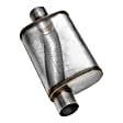 71225 Muffler, Natural, 2.25 Offset In/2.25 Center Out, Clamp On