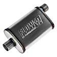 71226 Muffler, Natural, 2.5 Offset In/2.5 Center Out, Clamp On