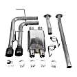 717786 Cat-Back Exhaust System, Made of Stainless Steel, FlowFX Series