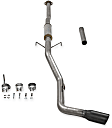 717881 Cat-Back Exhaust System, 4.0L, 6Cyl, Made of Aluminized Steel, FlowFX Series