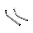 81068 Down Pipe - 409 Stainless Steel, Direct Fit, Sold Individually