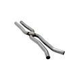 81107 X-Pipe Stainless Steel Exhaust Pipe