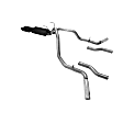 817425 Cat-Back Exhaust System, 4.7L, 8Cyl, Made of Stainless Steel, American Thunder Series