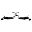 817481 Cat-Back Exhaust System, 6.2L, 8Cyl, Made of Stainless Steel, American Thunder Series